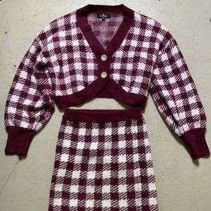 Lulus 2 piece skirt set